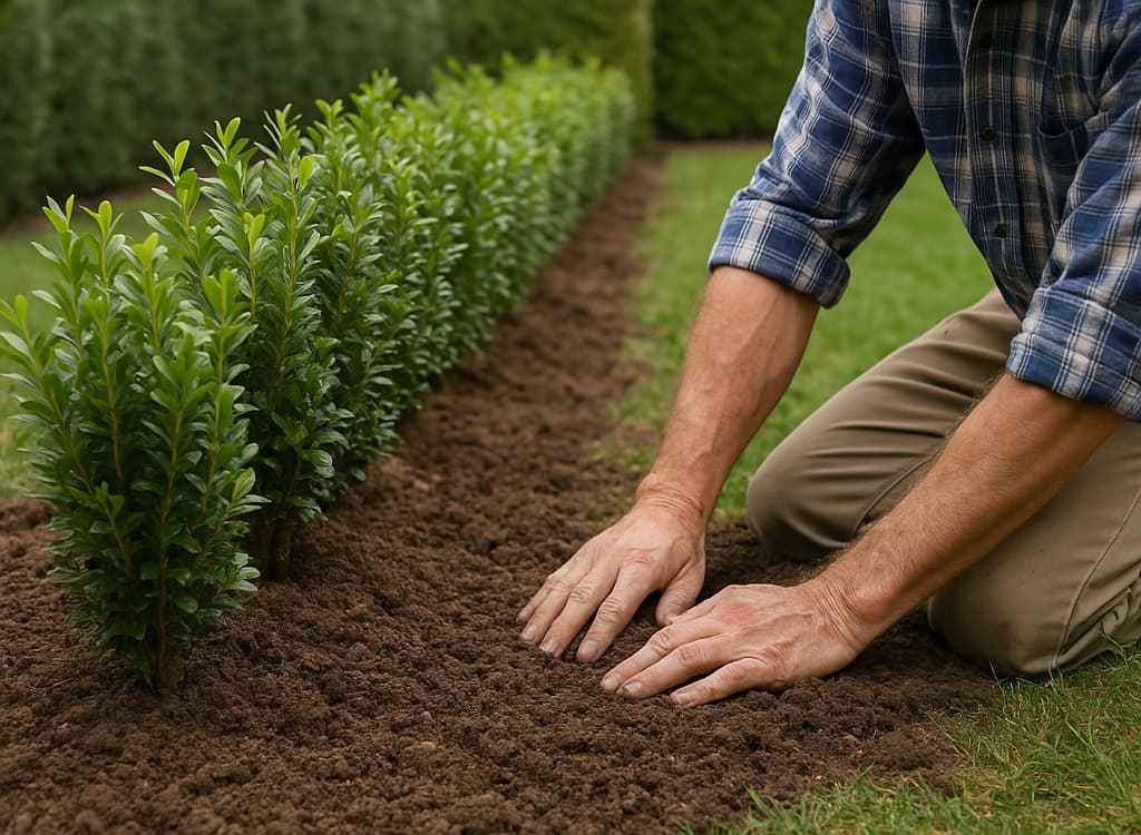 Plantare gard natural